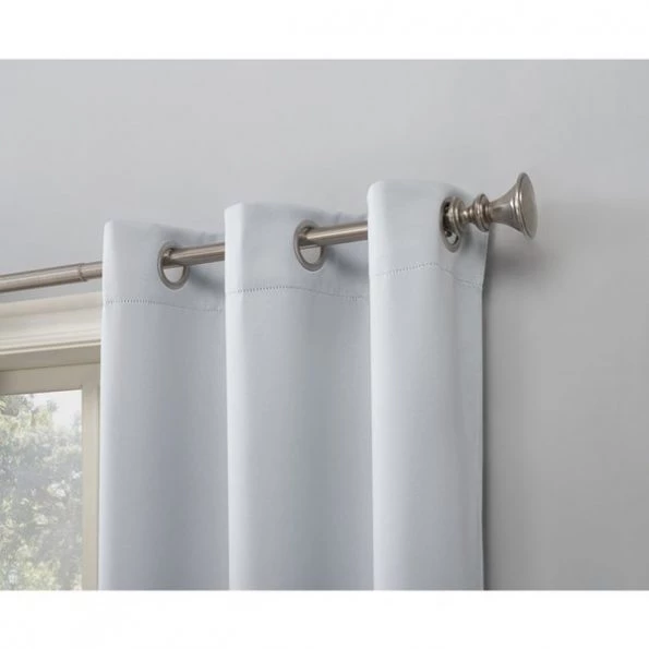Norwich White Blackout Curtains 80 in. W X 84 in. L