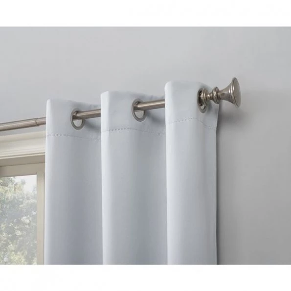 Norwich White Blackout Curtains 80 in. W X 63 in. L