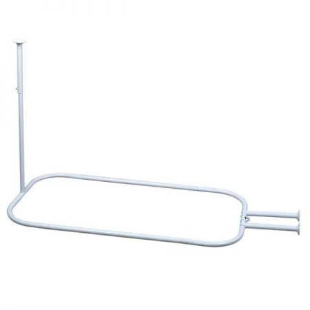 Zenna Home ADJST CURVD SHWR RD 72""L