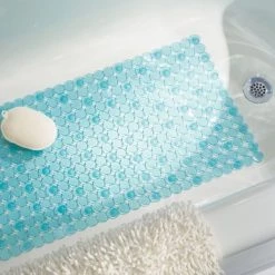 BATH MAT ORBZ BLU 27X14""