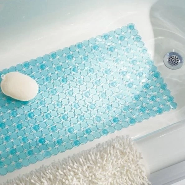 BATH MAT ORBZ BLU 27X14""