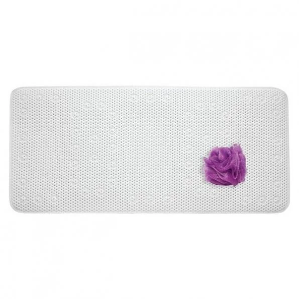 BATH CUSHN MAT WH 36X17""