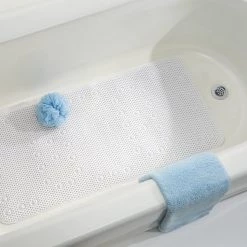 BATH CUSHN MAT WH 36X17""