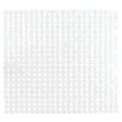 Orbrz 22 in. L X 22 in. W Clear Plastic Bath Mat