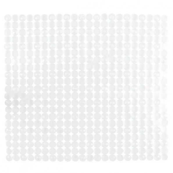 Orbrz 22 in. L X 22 in. W Clear Plastic Bath Mat