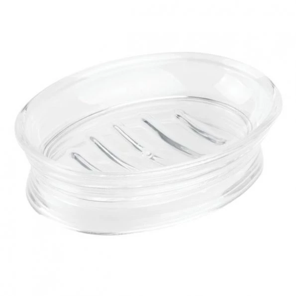 Franklin Clear Plastic Soap Dish