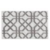 Interdesign iDesign 34 in. L X 21 in. W Beige Microfiber Polyester Bath Spa Rug