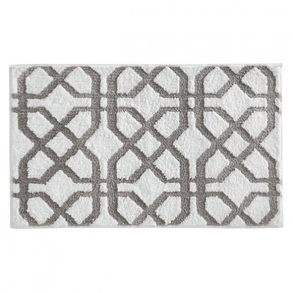 Interdesign iDesign 34 in. L X 21 in. W Beige Microfiber Polyester Bath Spa Rug 1 iDesign 34 in. L X 21 in. W Beige Microfiber Polyester Bath Spa Rug