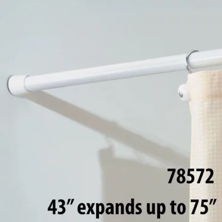 Interdesign SHOWER ROD 43-75""WHT