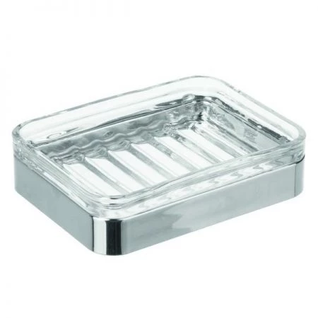Interdesign SOAP DISH SLV 4.6X3.5""