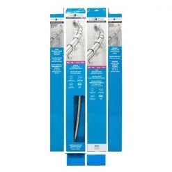 SHWR ROD CRV 41-72"" SLVR