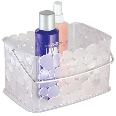 Idesign BATH BASKET PEBBLZ CLEAR