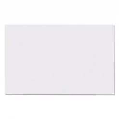 Straight Edge Paper Bath Mat, 14 x 21.25, White, PK500