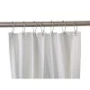 Bobrick Shower Curtain, Vinyl, White, 46" W