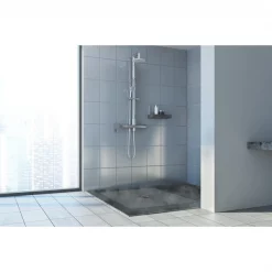 Handitreads Non-Slip Shower Mat, 24" x 24", Clear, Adhesive, Mold and Mildew Resistant