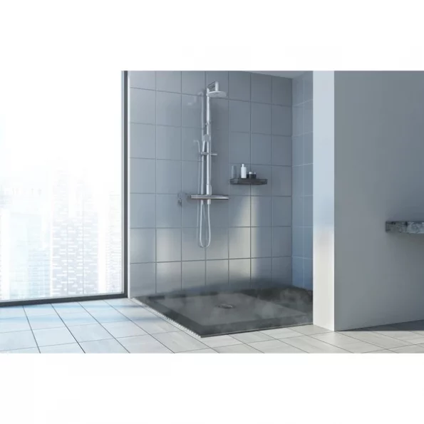 Handitreads Non-Slip Shower Mat, 24" x 24", Clear, Adhesive, Mold and Mildew Resistant 1 Non-Slip Shower Mat, 24" x 24", Clear, Adhesive, Mold and Mildew Resistant