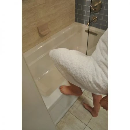 Handitreads Non-Slip Bath Mat, 16" x 40", Clear, Adhesive, Mold and Mildew Resistant