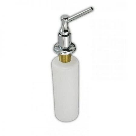 American Imaginations 11 in. x 4 in. x 4 in. Stainless Steel Soap Dispenser