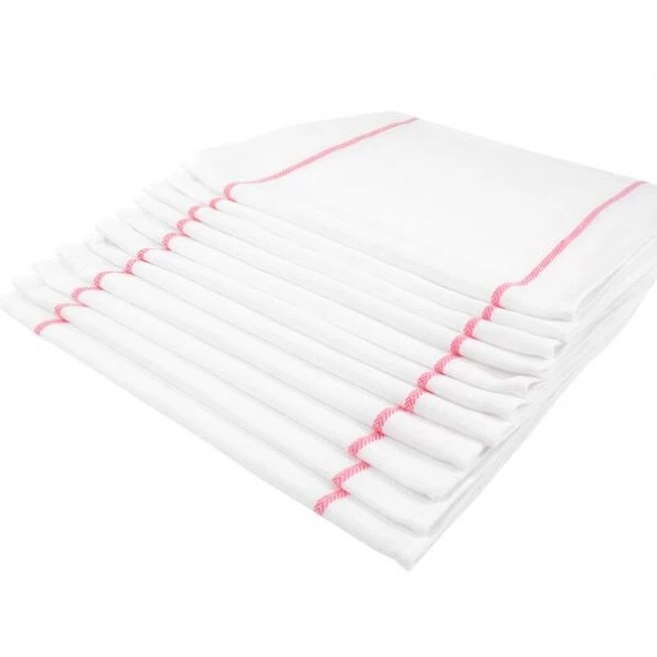 Chef's LineHerringbone Weave Towel 14.5" x 25.5", striped