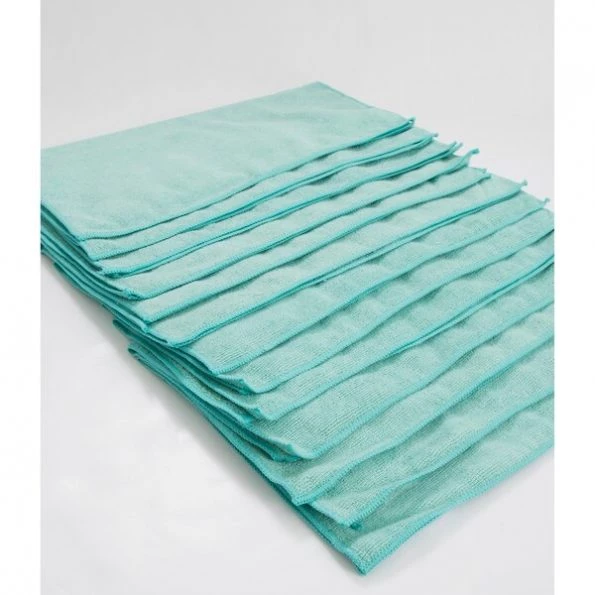 Chef's LineMicrofiber Towel 80% Polyester 20% Polyamide 16" x 16" Mint
