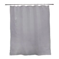 Medium Weight PEVA Shower Curtain Liner, 70" W x 72" H, Gray