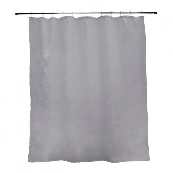 Medium Weight PEVA Shower Curtain Liner, 70" W x 72" H, Gray