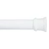 Kenney No Tools Shower Curtain Rod, 42-72", White