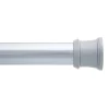 Kenney No Tools Shower Curtain Rod, 42-72", Chrome