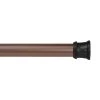 Kenney No Tools Rust-Proof Shower Rod, 42-72", Matte Oil Rubbed Bronze