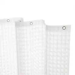 Medium Weight Embossed PEVA Shower Liner, 70" W x 72" H, Clear