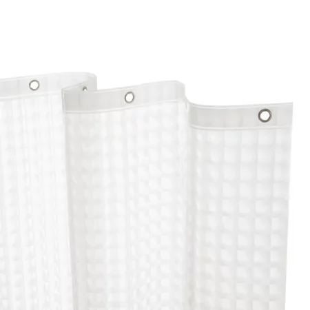 Kenney Medium Weight Embossed PEVA Shower Liner, 70" W x 72" H, Clear
