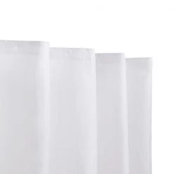 Fabric Shower Curtain Liner, 70" W x 72" H, White