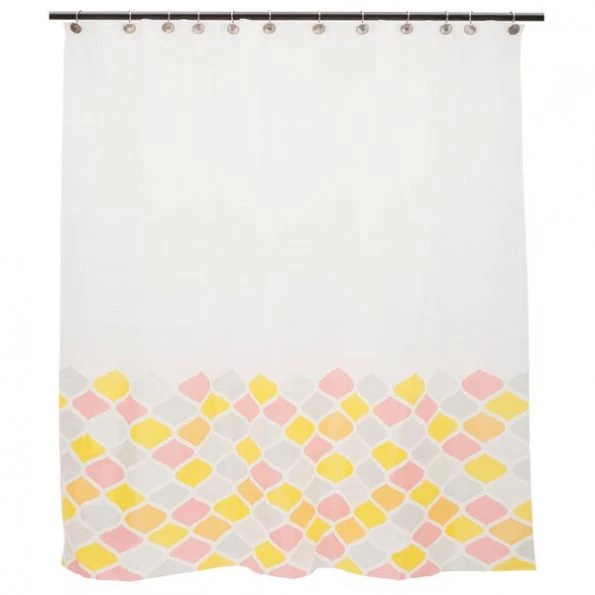 Medium Weight Decorative PEVA Shower Liner, 70" W x 72" H, Ashley