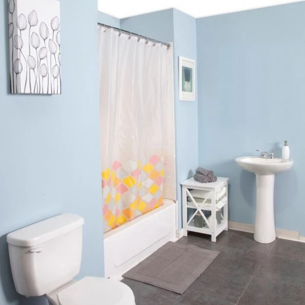 Medium Weight Decorative PEVA Shower Liner, 70" W x 72" H, Ashley