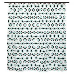 Medium Weight Decorative PEVA Shower Liner, 70" W x 72" H, Dots