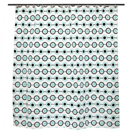 Kenney Medium Weight Decorative PEVA Shower Liner, 70" W x 72" H, Dots
