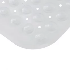 Non-Slip Bath, Shower, and Tub Mat with Suction Cups, Clear