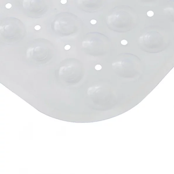Non-Slip Bath, Shower, and Tub Mat with Suction Cups, Clear