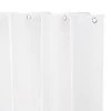 Kenney Medium Weight Decorative PEVA Shower Liner, 70" W x 72" H, White