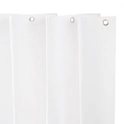 Heavyweight PEVA Shower Curtain Liner, White