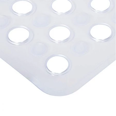 Kenney Non-Slip Bath, Shower, and Tub Mat with Suction Cups, Clear