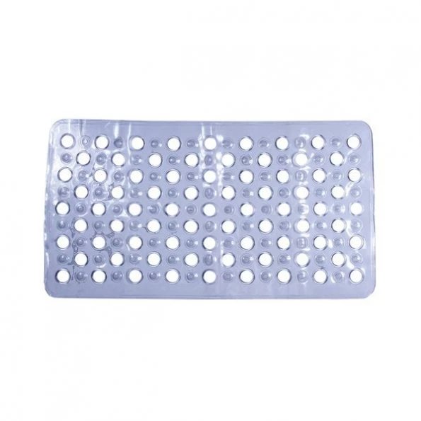 Non-Slip Bath, Shower, and Tub Mat with Suction Cups, Grey Smoke
