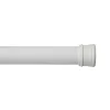 Kenney No Tools Spring Tension Utility Rod, 42-72", White
