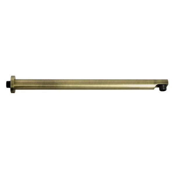 K8119E3 18-Inch Brass Shower Arm with Flange, Antique Brass