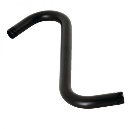Kingston Brass K159A0 10-Inch S-Shape Shower Arm, Matte Black