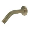 Showerscape K155K3 6-Inch Shower Arm with Flange, Antique Brass