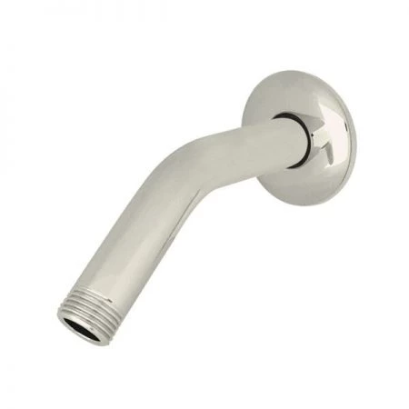 Showerscape K155K6 6-Inch Shower Arm with Flange, Polished Nickel