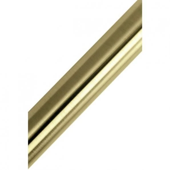 SR607 60-Inch – 72-Inch Adjustable Stainless Steel Tension Shower Curtain Rod, Brushed Brass