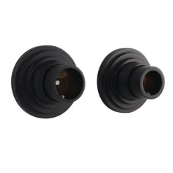 Kingston Brass SRP2710 Brass Shower Rod Base, Matte Black