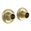 Kingston Brass SRP317 Brass Shower Rod Base, Brushed Brass
